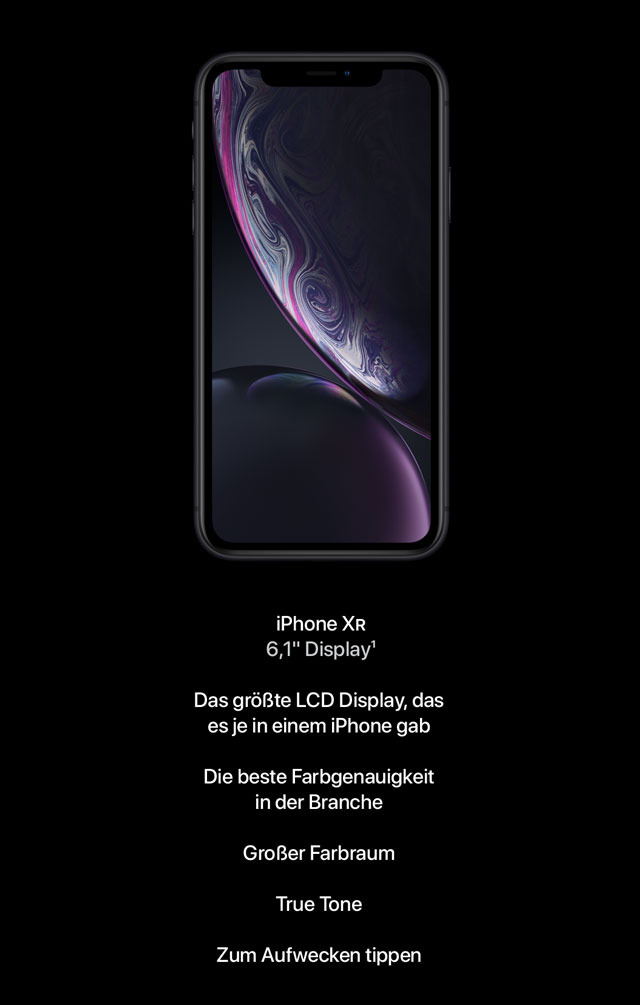 All-Screen für mehr Platz am Display