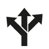 Symbol: Flexibel viele Wege